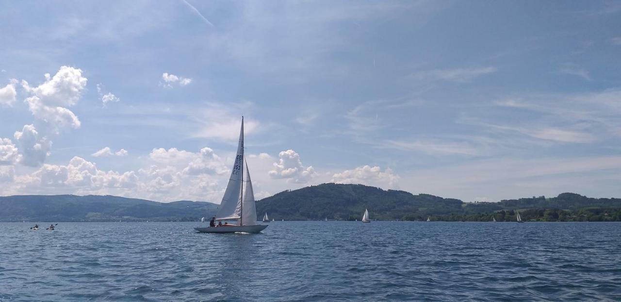 Ferienwohnungen Zum Attersee Lenzing Ngoại thất bức ảnh